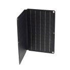 HOME MSC10W hordozható napelemes USB töltő, összecsukható, 10Watt, 2xUSB, LED töltésjelző, felakasztható, tartozék karabinerekkel