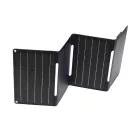 HOME MSC20W hordozható napelemes USB töltő, összecsukható, 20Watt, USB-A + USB-C + DC kimenet, PD gyorstöltés, LED töltésjelző, felakasztható, tartozék karabinerekkel