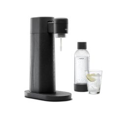   Mysoda Toby MSO-TB001F-B, fekete színű, tartós biokompozitból készült, 2 db újrafelhasználható vizes palack tartozék, max. üzemi nyomás: 10 bar