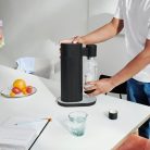 Mysoda Toby MSO-TB001F-B, fekete színű, tartós biokompozitból készült, 2 db újrafelhasználható vizes palack tartozék, max. üzemi nyomás: 10 bar