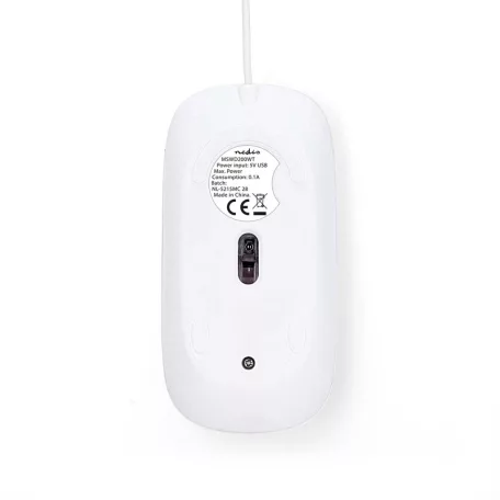 Egér | Vezetékes | 1000 dpi | Gombok száma: 3 | Mindkét Kezes