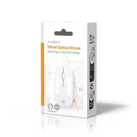 Egér | Vezetékes | 1000 dpi | Gombok száma: 3 | Mindkét Kezes