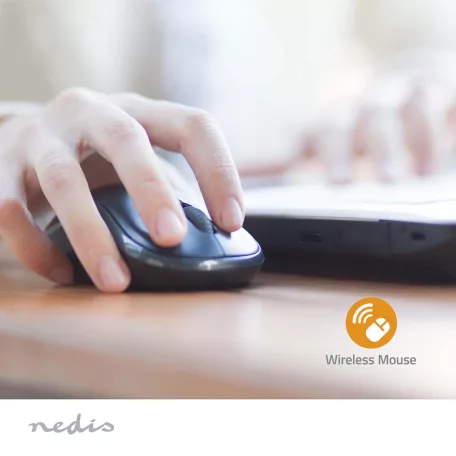 Egér | Vezeték Nélküli | 800 / 1200 / 1600 dpi | Állítható DPI | Gombok száma: 4 | Mindkét Kezes