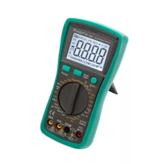   Pro’skit MT-1280 professzionális multiméter, AC/DC áram, feszültség, ellenállás, frekvencia, kapacitás, hőmérséklet, dióda, tranzisztor mérése