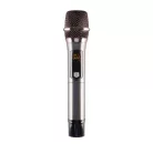 SAL MVN310 Professzionális vezeték nélküli mikrofon szett, kb.40m hatótávolság, fém mikrofon és fém vevőegység, automatikus párosítás, elem nélküli működés, tölthető, 16 UHF csatorna a zavarmentes vételért