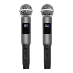   SAL MVN 600 vezeték nélküli mikrofonszett, digitális zajszűrés, 2x30 csatorna, ~80 m hatótáv, UHF frekvenciasáv