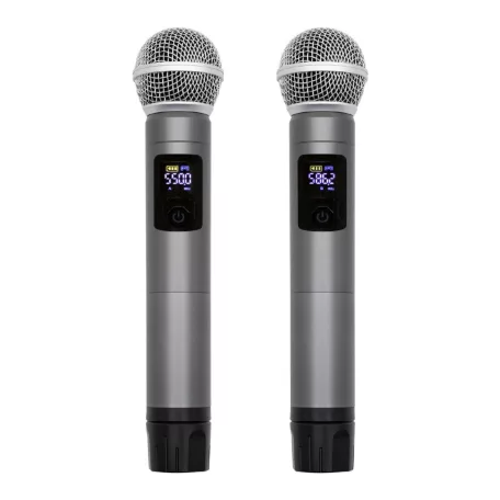 SAL MVN 600 vezeték nélküli mikrofonszett, digitális zajszűrés, 2x30 csatorna, ~80 m hatótáv, UHF frekvenciasáv