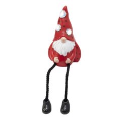   Home MX647 napelemes kerti lámpa, törpék lógó lábbal, 3 db melegfehér LED, műgyanta, akkumulátor, 12 db-os display