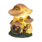 Home MX648 napelemes kerti lámpa, gombaház, 1 db melegfehér LED, 450 g, műgyanta, 300 mAh akkumulátor