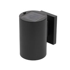   Home MX654 napelemes díszvilágítás, falilámpa, 1 db melegfehér LED, akkumulátor, fém és műanyag