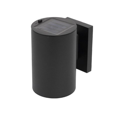 Home MX654 napelemes díszvilágítás, falilámpa, 1 db melegfehér LED, akkumulátor, fém és műanyag