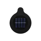 HOME MX656 napelemes kerti lámpa, fekete műanyag, 1db melegfehér SMD LED, cserélhető AA akkumulátor