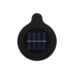   HOME MX656 napelemes kerti lámpa, fekete műanyag, 1db melegfehér SMD LED, cserélhető AA akkumulátor