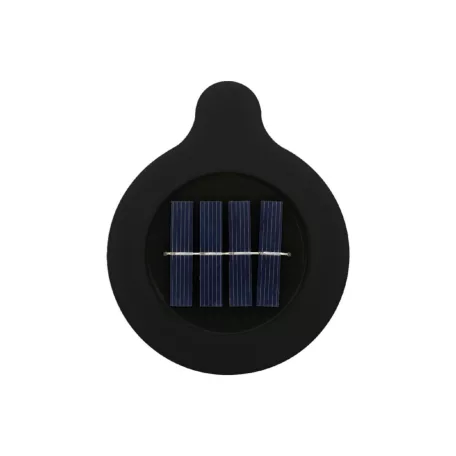 HOME MX656 napelemes kerti lámpa, fekete műanyag, 1db melegfehér SMD LED, cserélhető AA akkumulátor