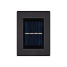 HOME MX658 napelemes falilámpa szett, 2db-os szett, 2db hidegfehér LED, cserélhető AA akkumulátor, fekete