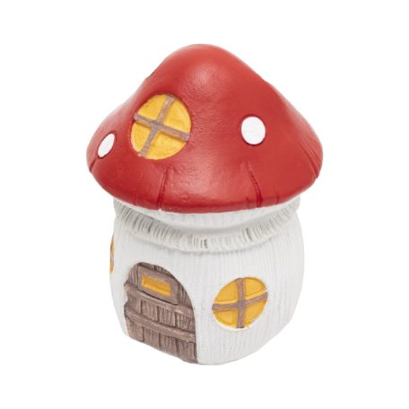 HOME MX675 napelemes gombaház kerti lámpa, 1db melegfehér LED, 12db/display, beépített akkumulátor, műgyanta alapanyag