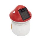 HOME MX675 napelemes gombaház kerti lámpa, 1db melegfehér LED, 12db/display, beépített akkumulátor, műgyanta alapanyag