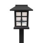 Home MX716 napelemes kerti lámpa, 12db-os display, műanyag, 1 db hidegfehér LED, kültéri, beltéri