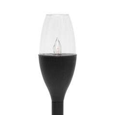   Home MX717 napelemes kerti lámpa, 12db-os display, műanyag, 2 db hidegfehér LED, kültéri, beltéri