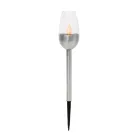 Home MX816 napelemes kerti lámpa, 12db-os display, műanyag, 1 db melegfehér LED, kültéri, beltéri