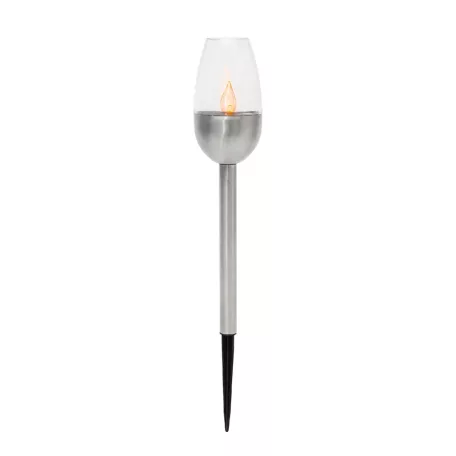 Home MX816 napelemes kerti lámpa, 12db-os display, műanyag, 1 db melegfehér LED, kültéri, beltéri