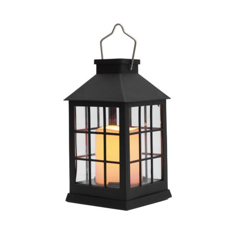 Home MXLTN1 napelemes lámpás, 1db melegfehér LED, valósághű lángeffekt, akkumulátor, 6db-os display