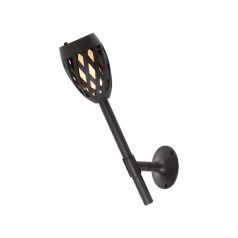   Home MX 200 napelemes kerti fáklya, 12 LED, automatikus, napelem és töltő, időjárásálló