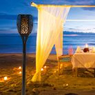 HOME MX 300 Solar fáklya müanyag Napelemes fáklya