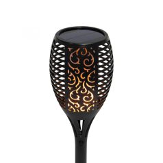   Home MX 300 napelemes kerti fáklya, 72 LED, automatikus, napelem és töltő, időjárásálló