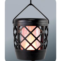   Home MX 400 napelemes kerti fáklya, 2 W sárga LED, automatikus, napelem és töltő, időjárásálló