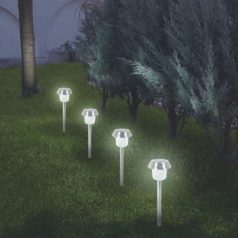   Home MX 715D napelemes kerti lámpa, 8 óra üzemidő, napelem és töltő, automatikus, 1 LED, időjárásálló