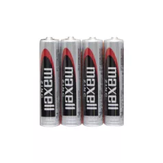   Maxell R03 AAA elem, féltartós, mini ceruza, 1,5V, 4 db/csomag