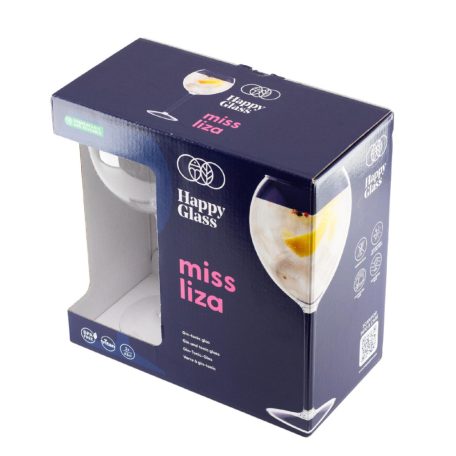 HappyGlass Miss Liza törhetetlen gin-tonic pohár, 63 cl, BPA mentes, élelmiszeripari minőség, 2 db / szett