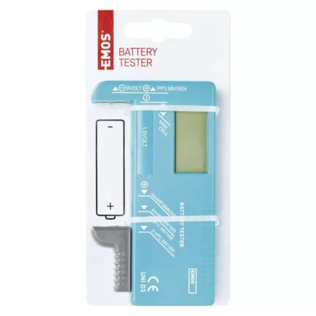 EMOS Univerzális elemteszter