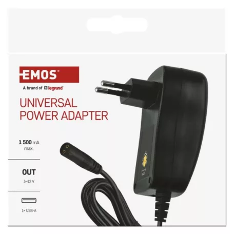 EMOS Univerzális töltőadapter 1500mA USB