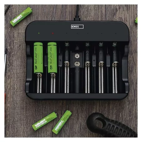 EMOS Elemtöltő BCN-60U