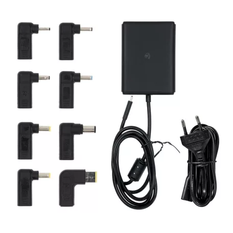 Notebook adapter | GaN | 100 W | 5 / 9 / 12 / 15 / 20 V DC | 3.0 / 5.0 A | Alkalmas erre: Notebook / Okostelefon / Tablet | Euro / C-típus (CEE 7/16)