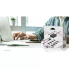 Notebook adapter | GaN | 100 W | 5 / 9 / 12 / 15 / 20 V DC | 3.0 / 5.0 A | Alkalmas erre: Notebook / Okostelefon / Tablet | Euro / C-típus (CEE 7/16)
