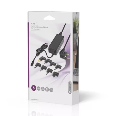 Notebook adapter | 45 W | 18.5 / 19 / 20 V DC | 3.0 A | F típus (CEE 7/7)