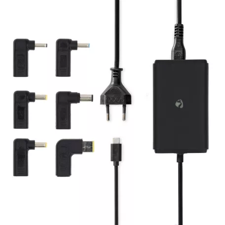 Notebook adapter | GaN | 65 W | 5 / 9 / 12 / 15 / 20 V DC | 2.4 / 3.0 / 3.25 A | Alkalmas erre: Notebook / Okostelefon / Tablet | Euro / C-típus (CEE 7/16)