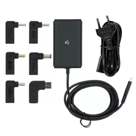Notebook adapter | GaN | 65 W | 5 / 9 / 12 / 15 / 20 V DC | 2.4 / 3.0 / 3.25 A | Alkalmas erre: Notebook / Okostelefon / Tablet | Euro / C-típus (CEE 7/16)