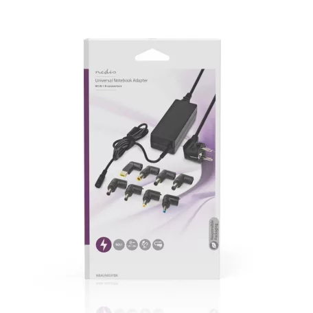 Notebook adapter | 90 W | 18.5 / 19 / 19.5 / 20 V DC | 6.0 A | F típus (CEE 7/7)