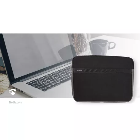 Notebook táska | 15 - 16 " | Neoprén | Antracit / Fekete | 22 mm | 277 mm | 380 mm
