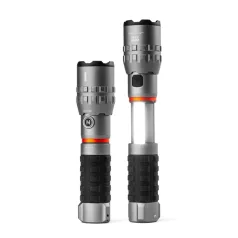  NEBO NEB-0031-G SLYDE KING 4K zseblámpa, 4000 lumen, 2600mAh, alumínium burkolat, IPX7, zoom, 2 funkciós