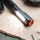 NEBO NEB-FLT-1033-G BIG LARRY PRO + zseblámpa és szerelőlámpa, 600-40 lumen, akkumulátoros, IPX7, mágneses talp