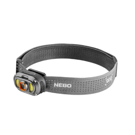 NEBO NEB-HLP-0045-H MYCRO 900+ fej- és sapkalámpa, 900 lumen, 7 világítási mód, akkumulátor, víz- és ütésálló