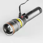 NEBO NEB-WLT-0024-G Franklin Twist zseblámpa, 400 lm - 10 lm, 6 funkció, IPX4, 4x zoom, 2000 mAh, mágneses, övcsipesz