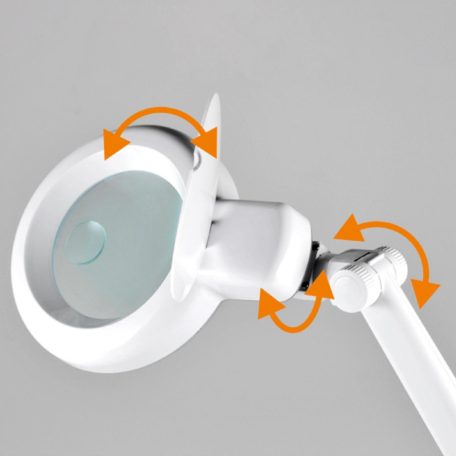 Home NKL 022 nagyítós lámpa, 12 W, 450 lm, 3 dioptria nagyítás, 12 dioptria másodlagos lencse