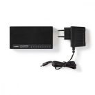 Hálózati kapcsoló | Vezetékes sebesség: Gigabit | Ethernet portok száma: 8