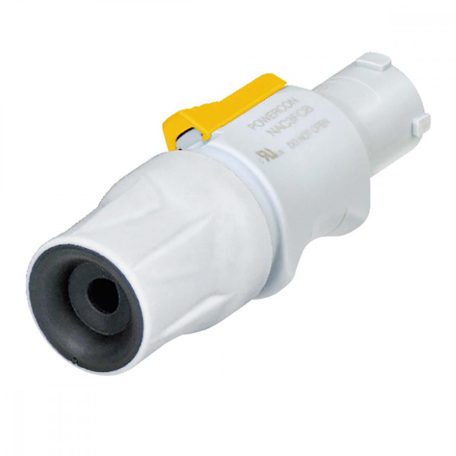 NAC3FCB Zárható kábelcsatlakozó, tápbemenet, csavaros csatlakozók, szürke